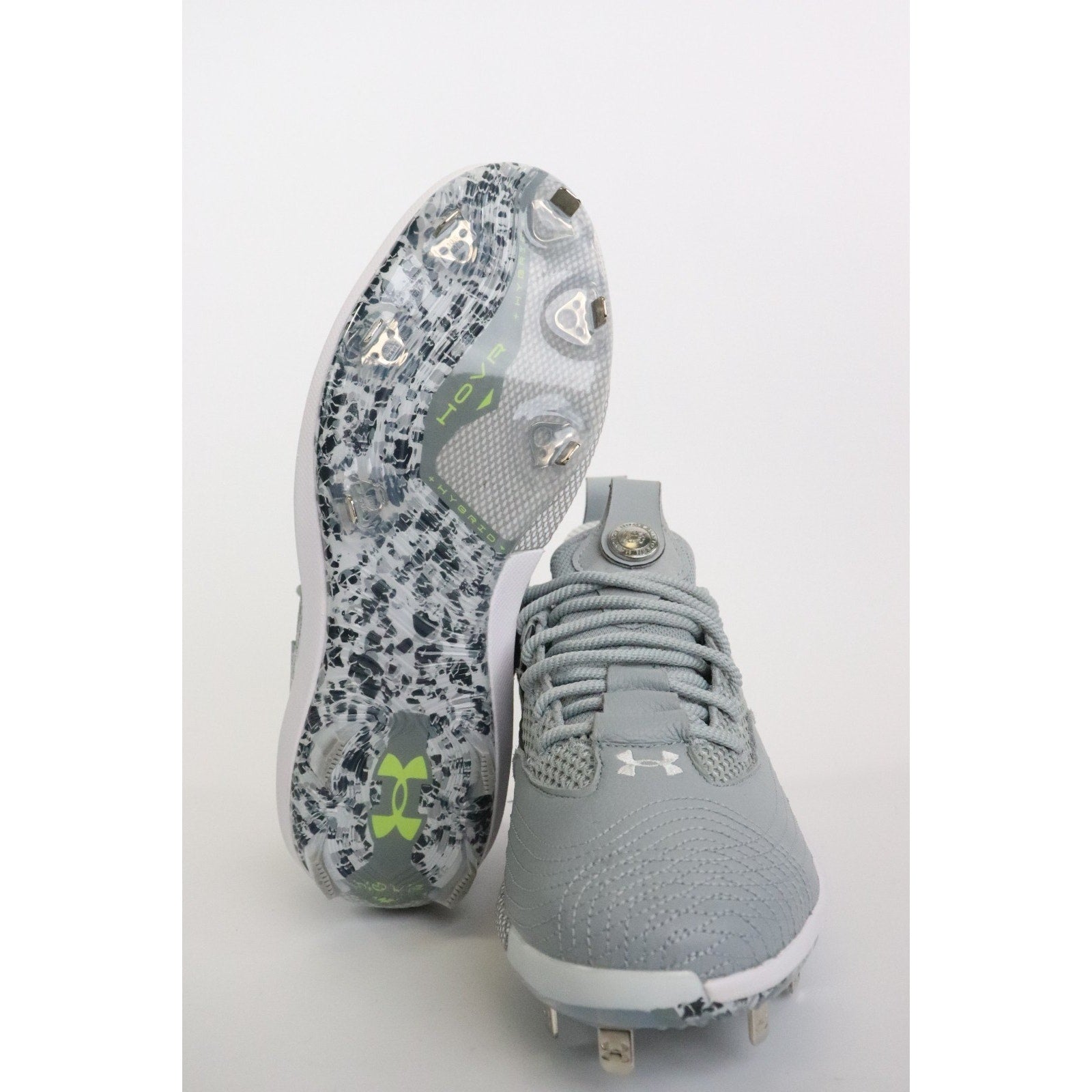Under Armour Harper 7 Low ST Baseball Cleats 325582-101 | Men's Size 12 | Gray