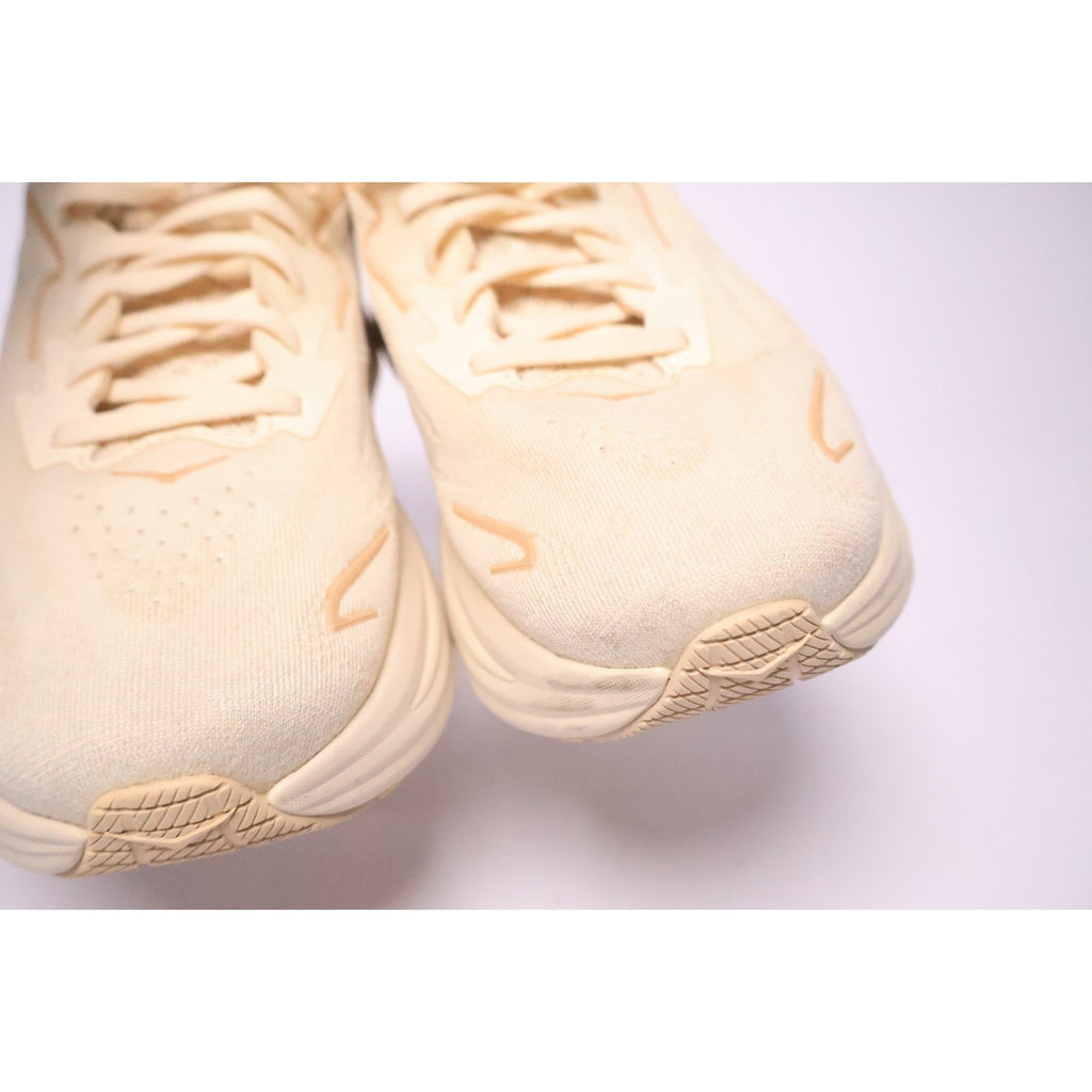 HOKA ONE ONE Clifton 10 Women’s Running Shoes Vanilla Birch Beige 10B READ #175