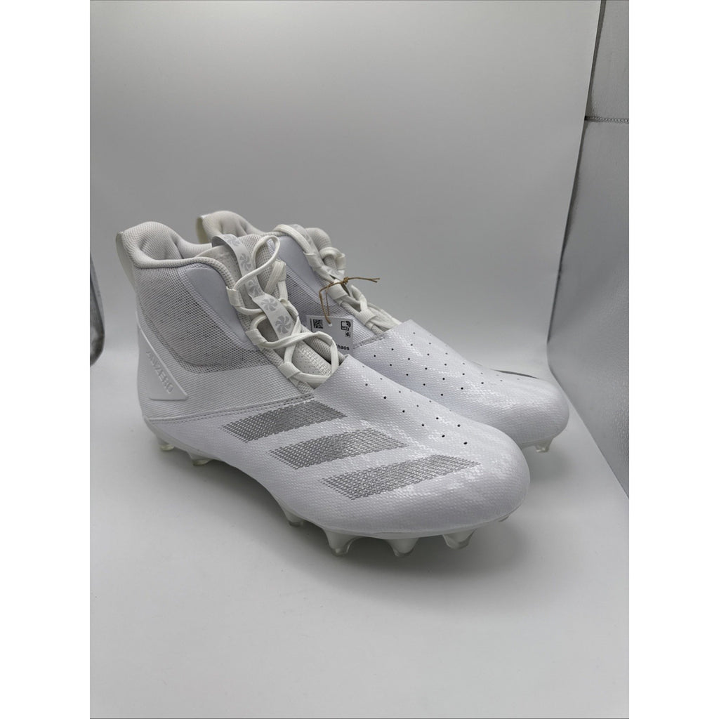 Adidas Adizero Chaos Linemen Mens Football Cleats Shoe White Size 13 NWOB