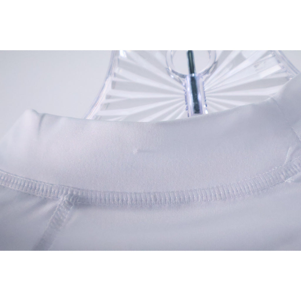 Roxy Whole Hearted White SS Women's Small Rashguard UPF 50+ Fitted Quick Dry
