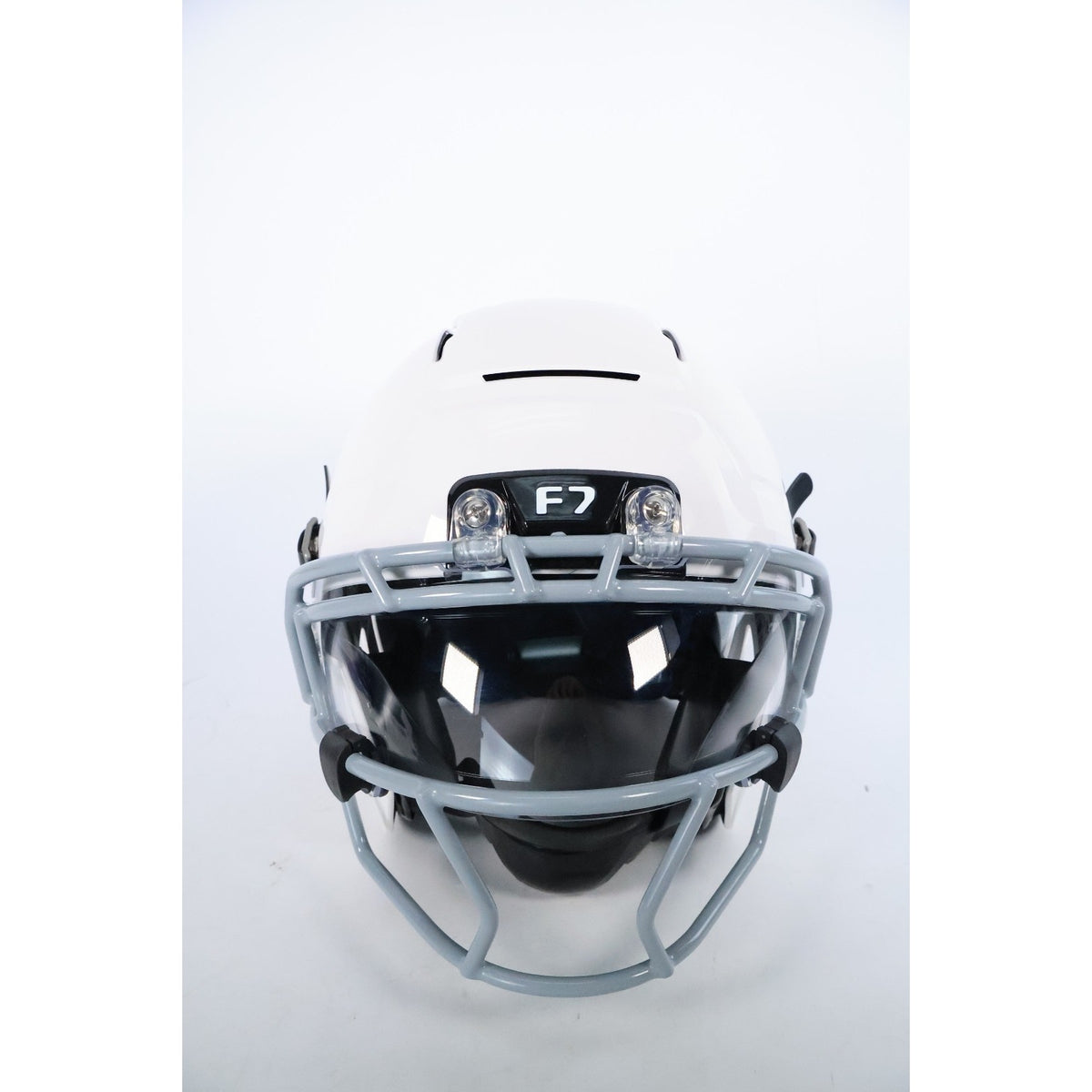 Schutt F7 Air Elite Football Helmet Youth Medium White Oakley Visor Clear Mask