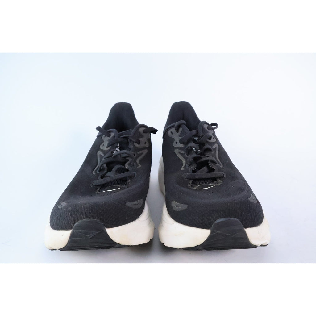 Hoka One One Arahi 8 Men's Sz 9 Black White Athletic Running Shoes Sneakers #313