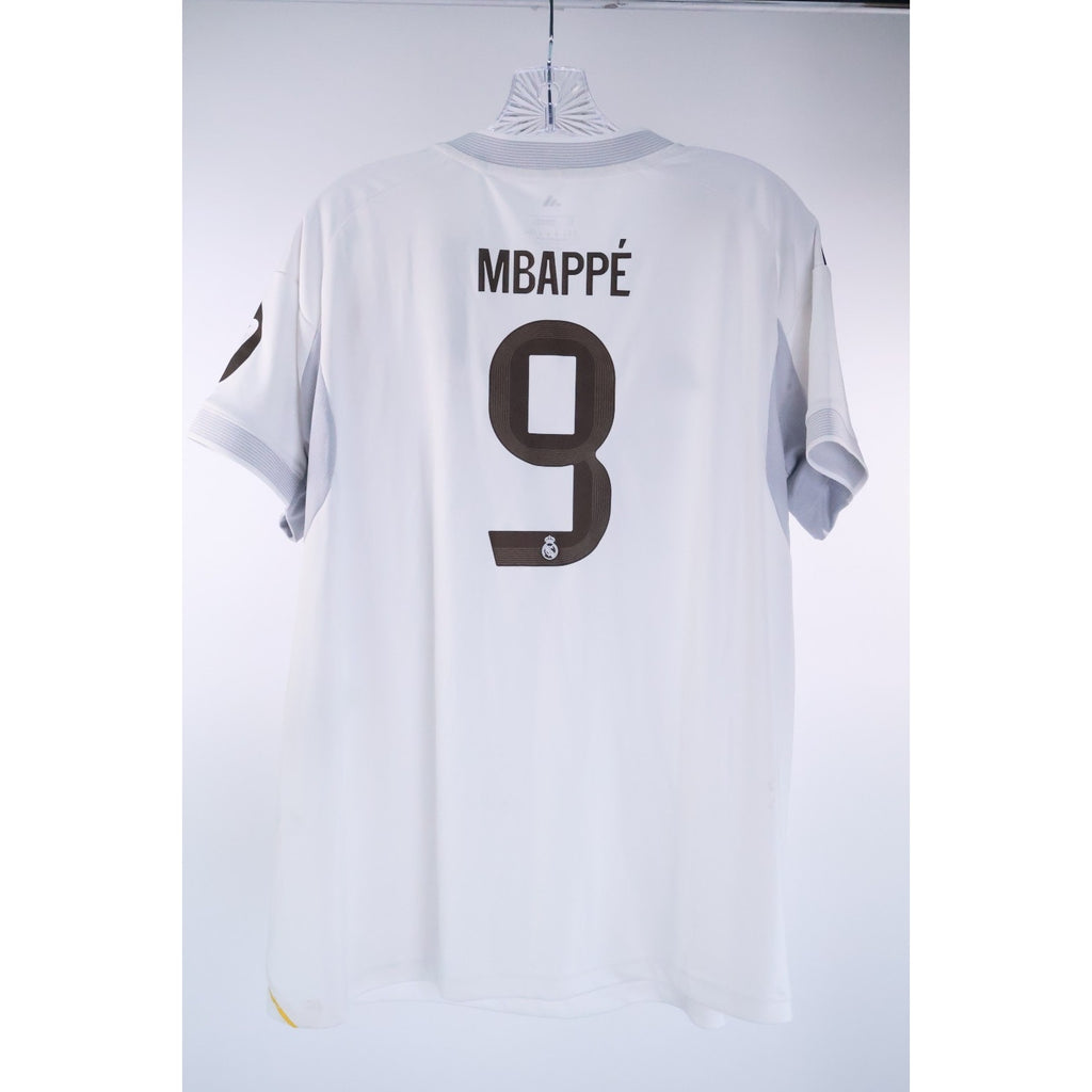 Adidas 2025 Kylian Mbappe #10 Real Madrid Official Jersey Youth Size XL NWT Read