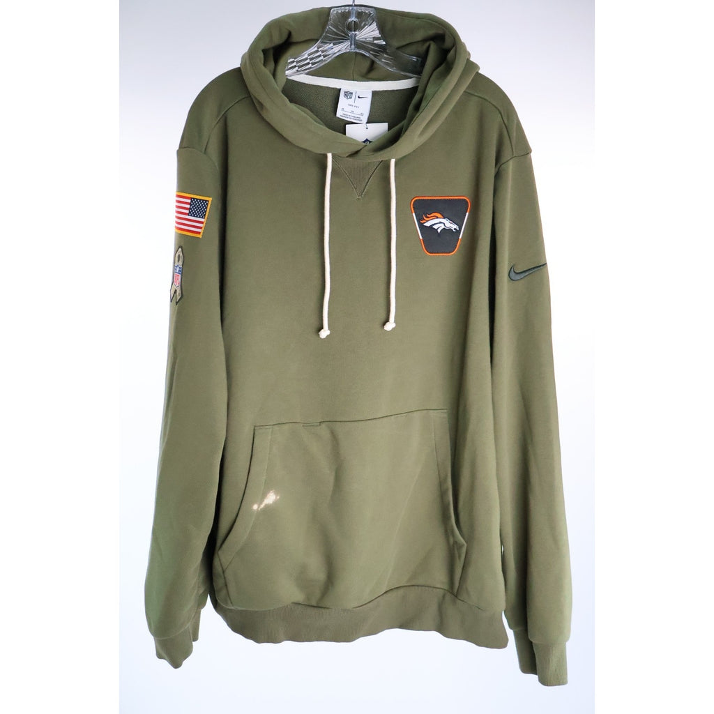 Nike Denver Broncos Salute to Service Hoodie Authentic Standard Issue XL Read