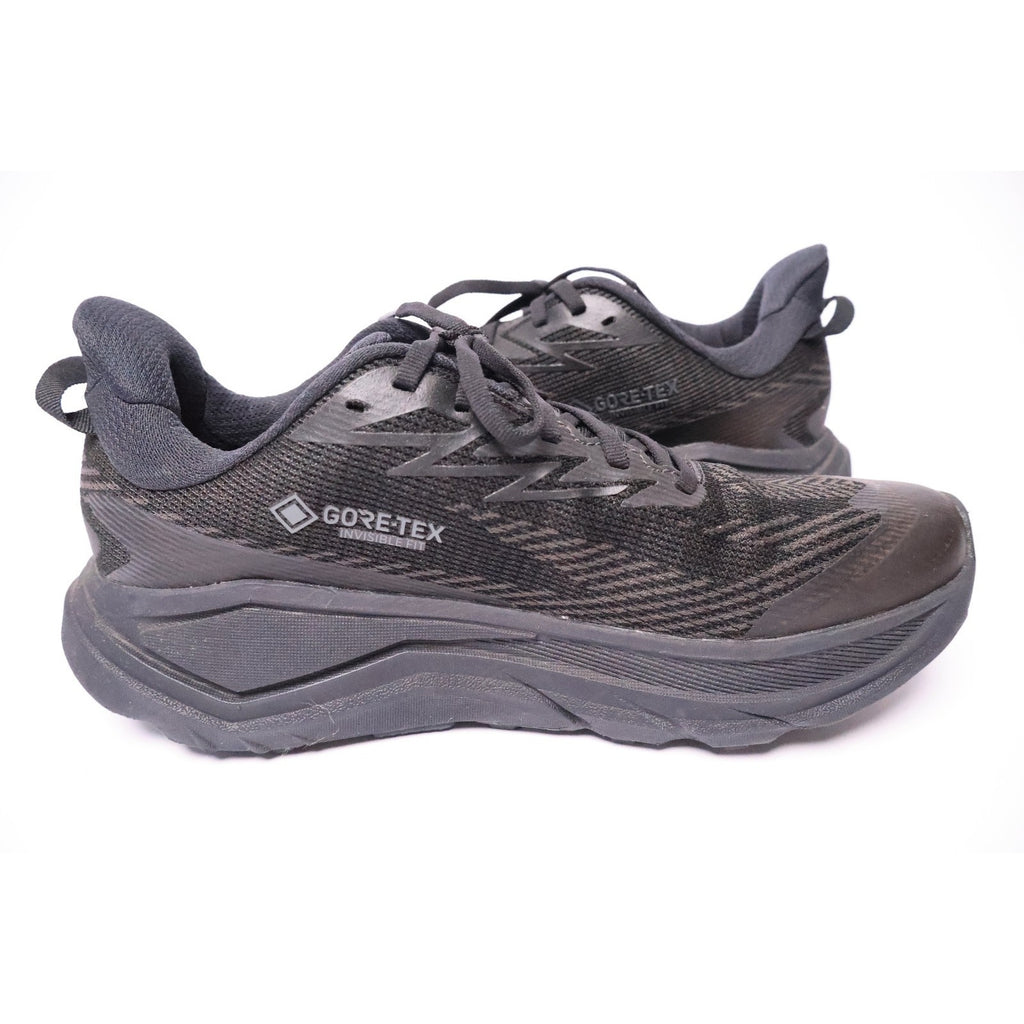 HOKA Challenger 8 GTX GORE-TEX Waterproof Black Carbon Women's Sz 9.5D #202