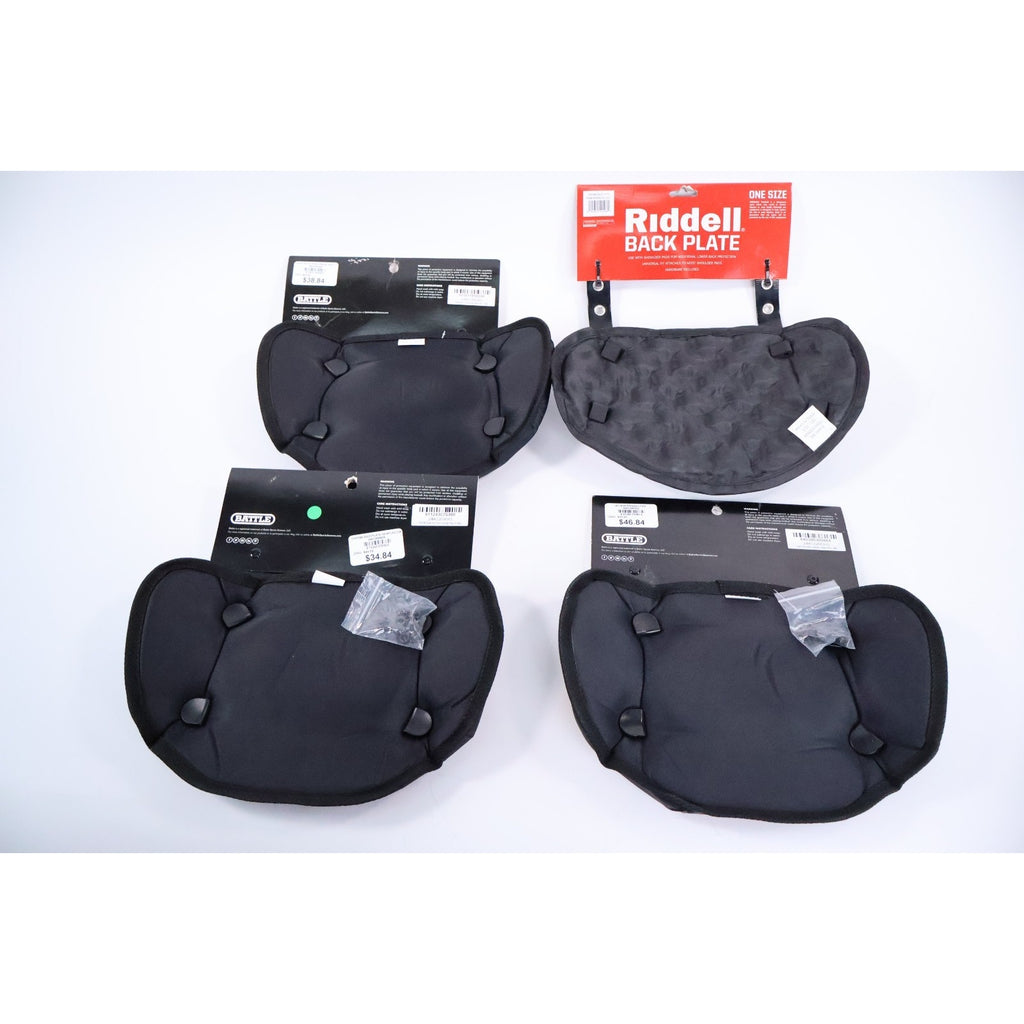 Lot Of 4 Adult Football Back Plate Battle / Riddell / NEW READ INV#209