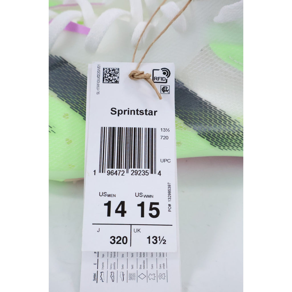Adidas Sprintstar Track and Field Running Athletic No Spikes Men's 14 IG7446