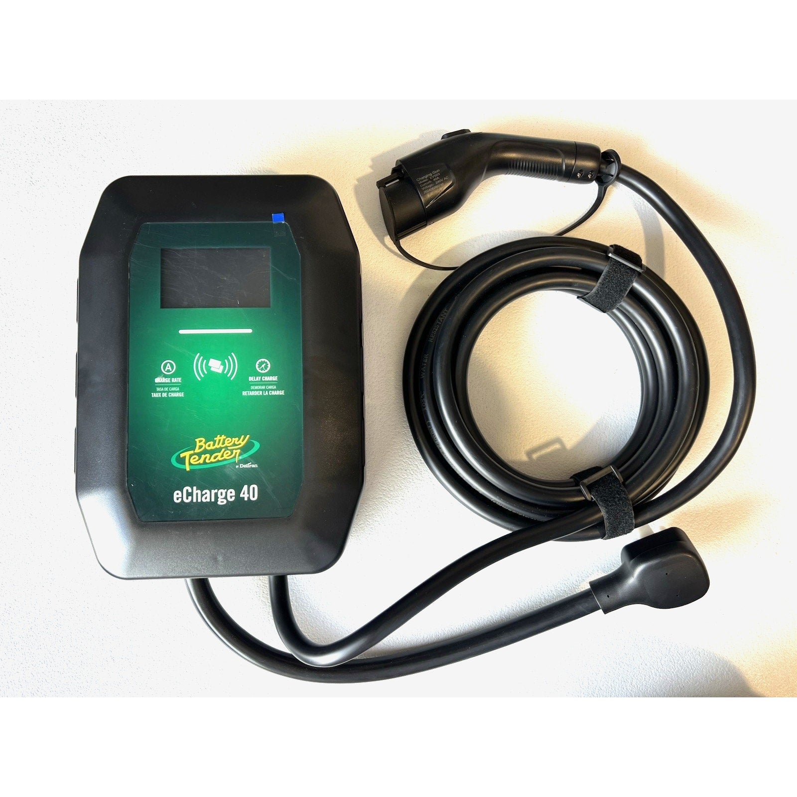 Battery Tender eCharge 40 AMP EV Charger Level 2 Mounted Indoor Outdoor READ