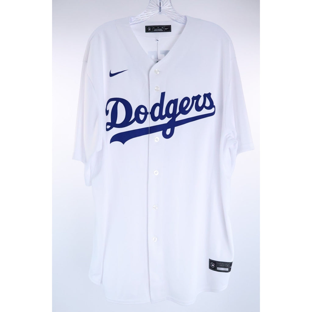 Shohei Ohtani #17 LA Dodgers Stitched Nike Home White Jersey Men 2XL NEW Read10
