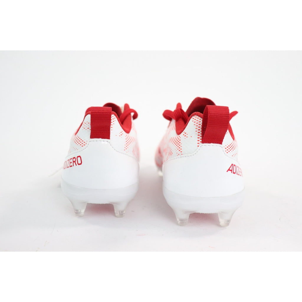 Adizero Electric 2 Football Cleats GS "Red White" ID1469 Men size US 5 NEW