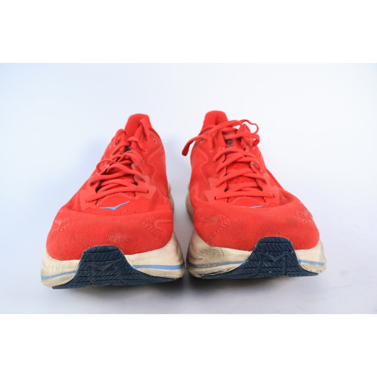 Hoka Clifton 10 Men's Size 13 Red White Athletic Running Shoes #305