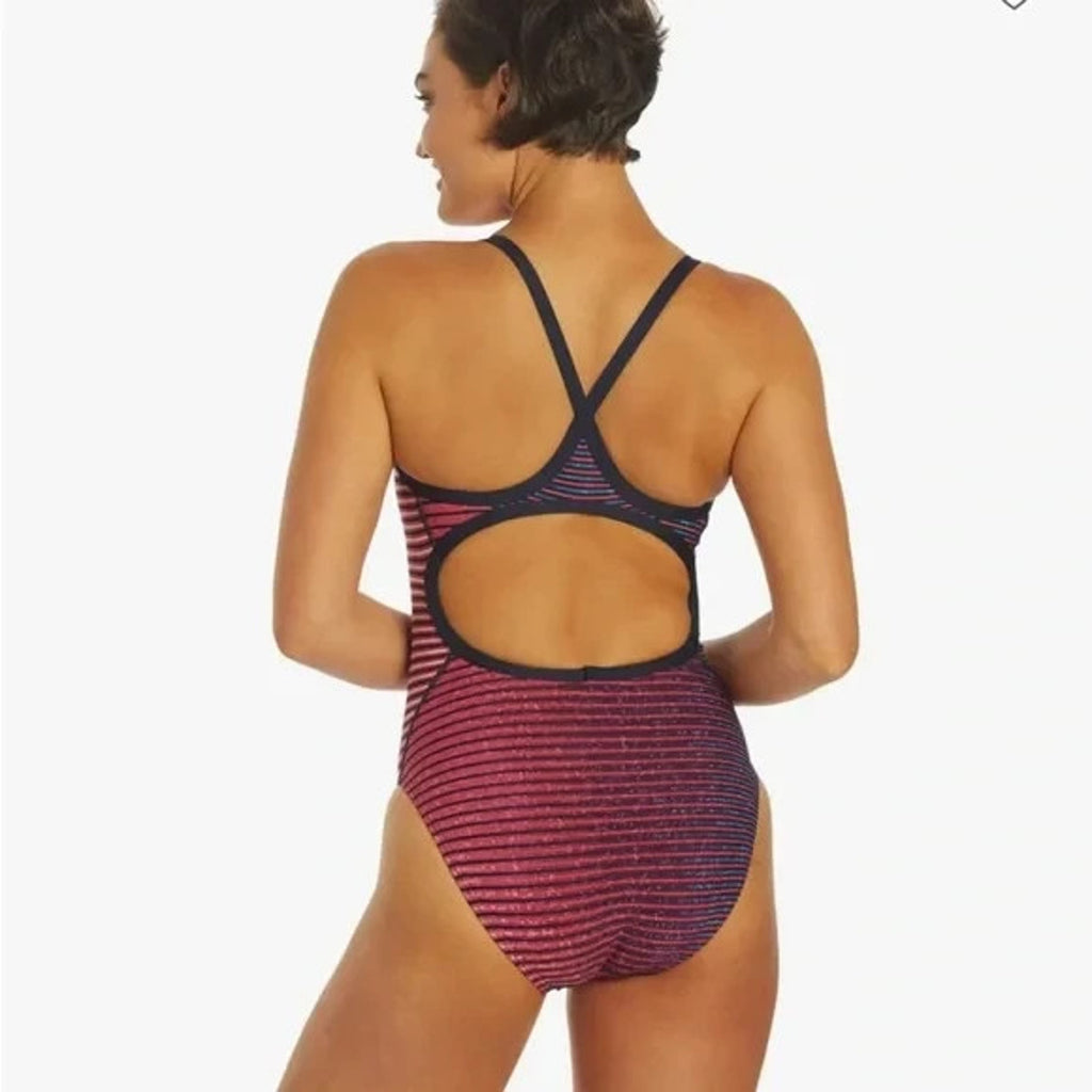 TYR Women's Flux Diamond Controlfit Size 8 One Piece Swimsuit NWT