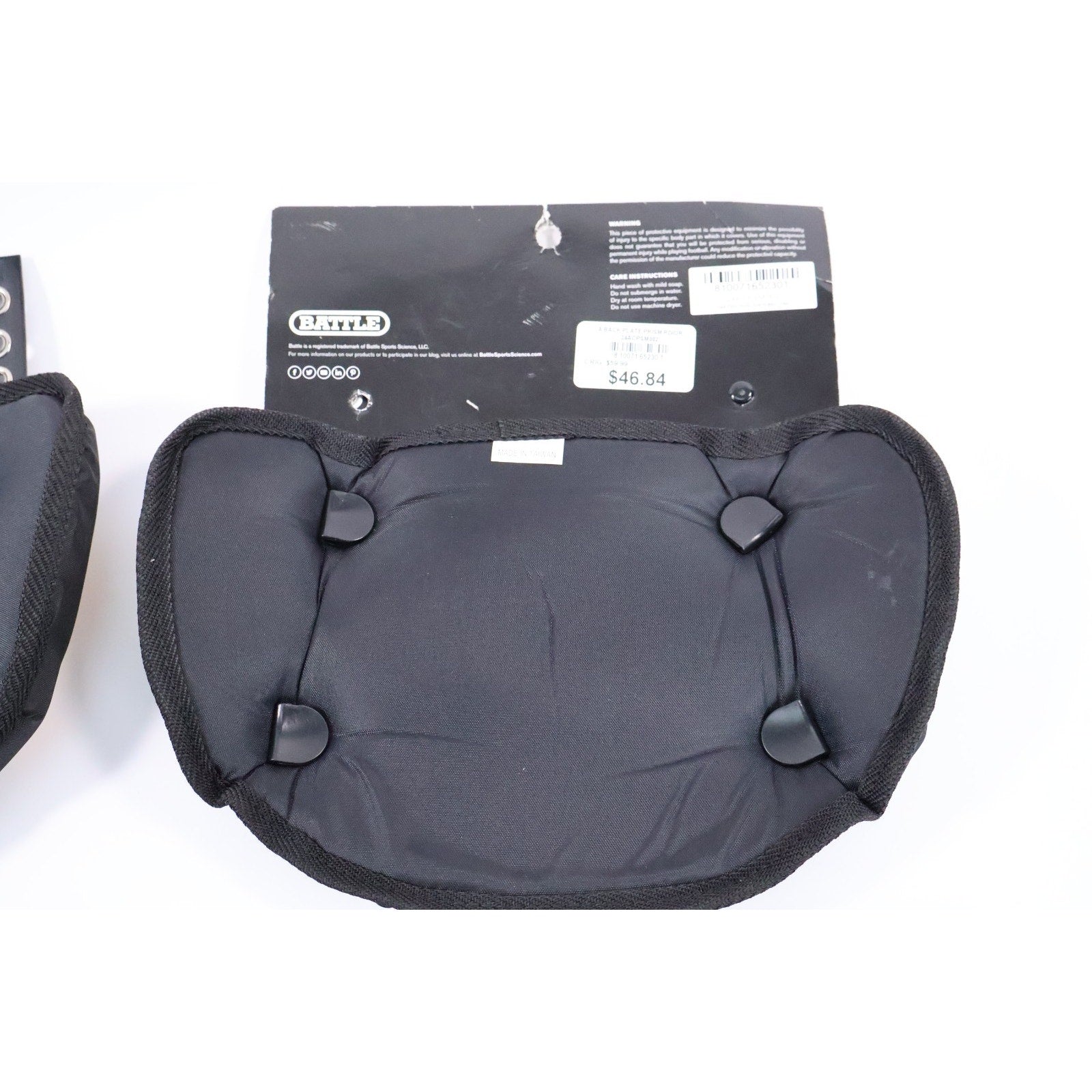 Lot Of 4 Adult Football Back Plate Battle / Adidas / NEW READ INV#206
