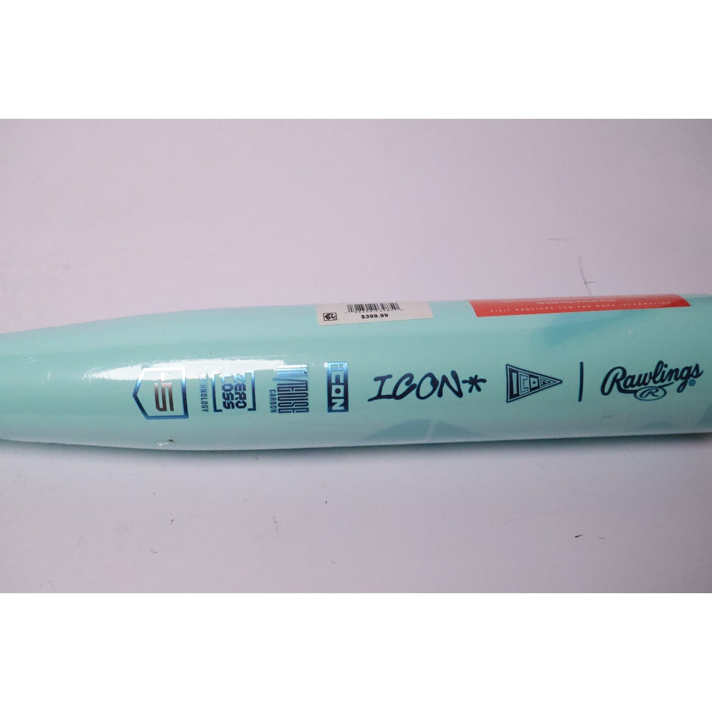 Rawlings 2026 Icon -5 USSSA Composite Baseball Bat 32in Mint Green 2 3/4" Read