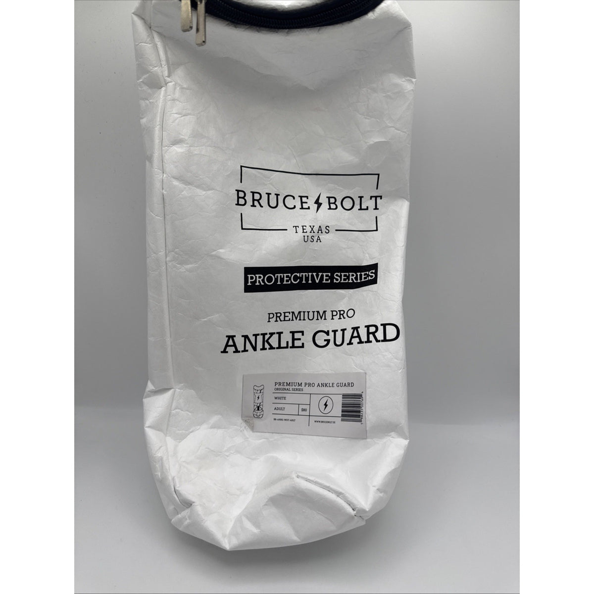 Bruce Bolt Premium Pro Ankle Guard Size Adult New Read