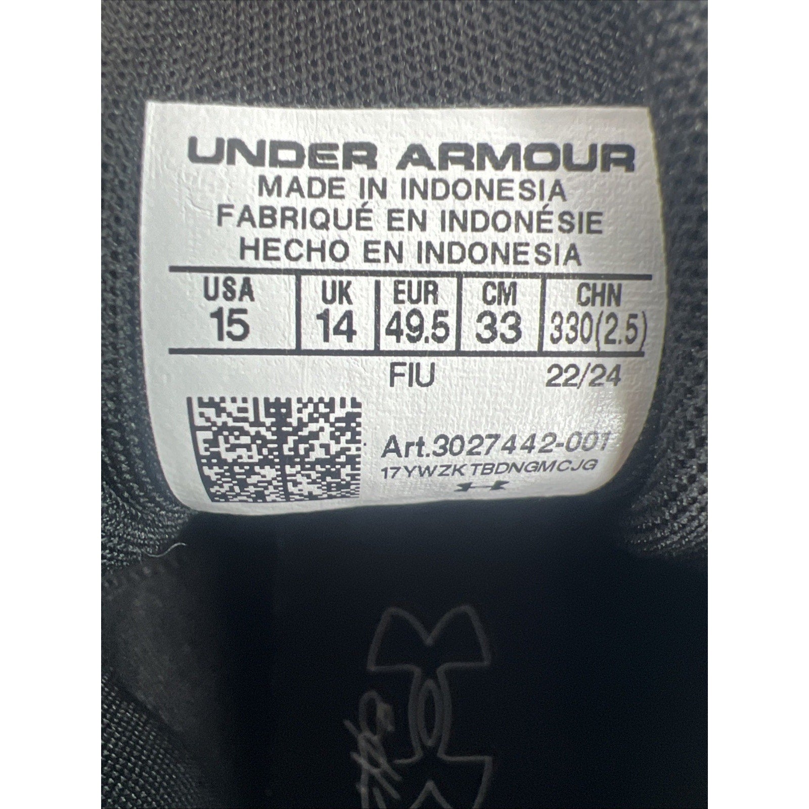 UA Under Armour Harper 9 RM Baseball Cleats 3027442-001 Mens Size 15 New Read 1