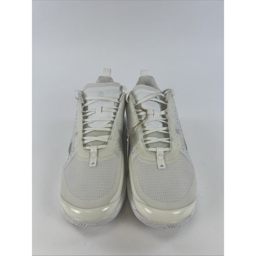 Adidas Avacourt White Silver Metallic Tennis Shoes HQ8404 Women’s Size 11