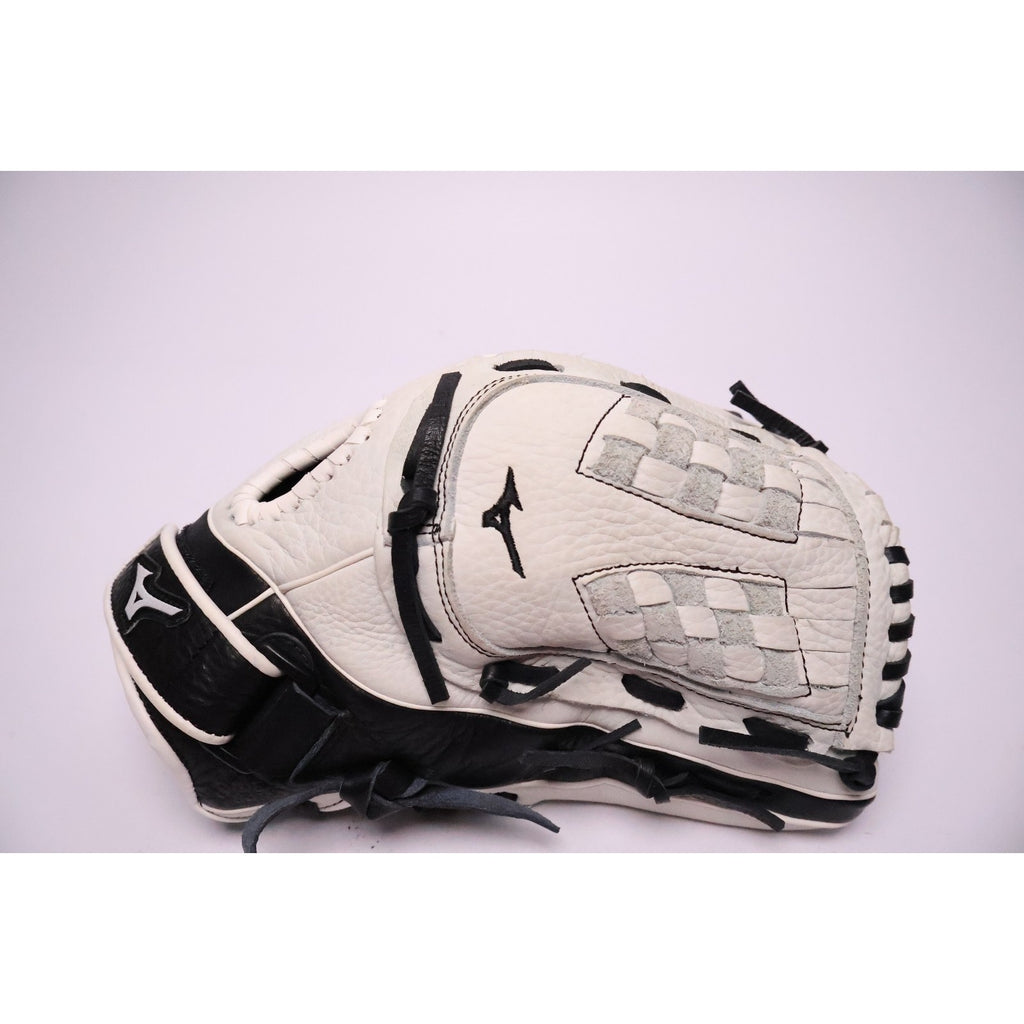 Mizuno 12.5'' Supreme Series Fastpitch Glove - (1251F2WH) - Black/White - RHT