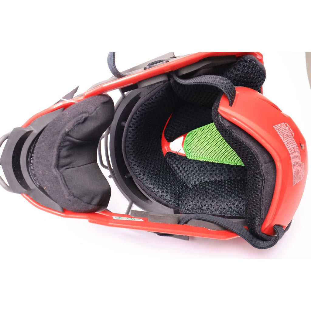 All-Star MVP-PRO Baseball/Softball Catcher's Helmet Scarlet Red Small New Read