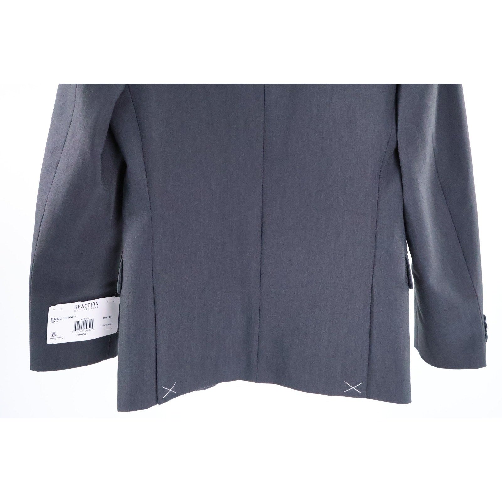 Kenneth Cole Reaction Boy's Gray Stretch Jacket Size 12R NWT READ