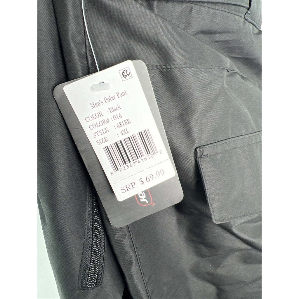 Outdoor Gear Men's Polar Snow Pants Black Insulated Waterproof Ski 4XL NWT
