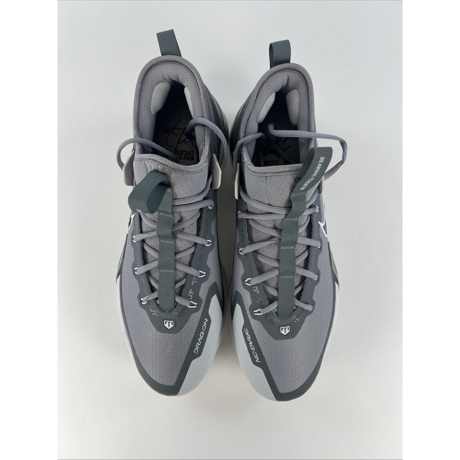 Nike Force Zoom Trout 9 Elite Baseball Cleats Mens Size 13 Grey FB2906-002