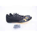 Under Armour HOVR Smokerider Black Metallic Victory Gold Spikes Men's 9.5 NEW
