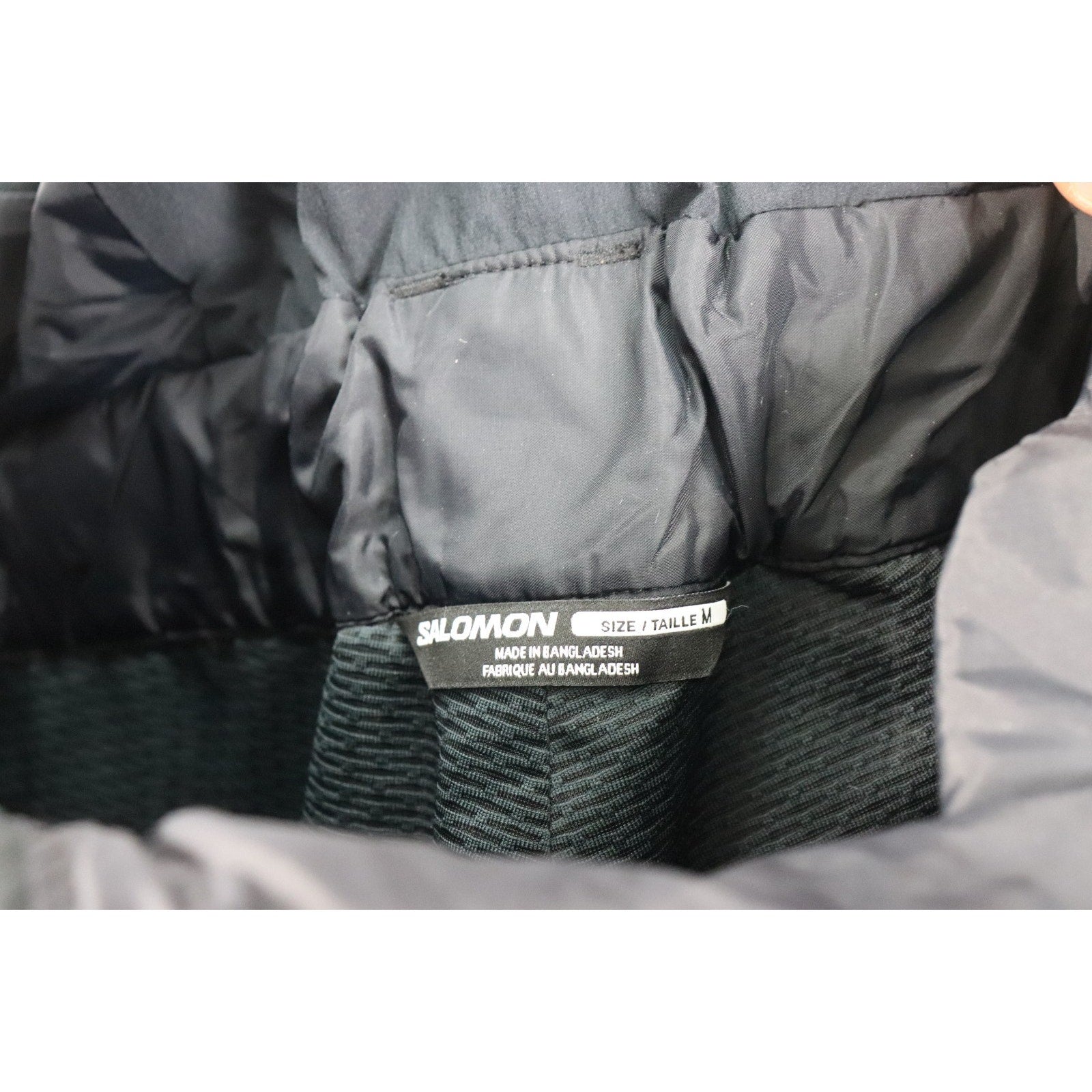 Salomon Men's Absolute Bibs Deep Black Size Regular Medium NWT