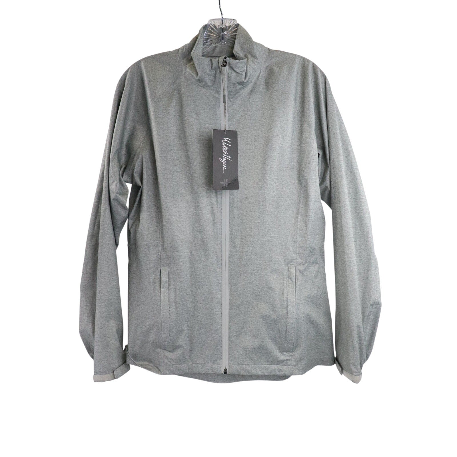 New Walter Hagen Golf Jacket Women's Small Gray P11 Rain Waterproof Windbreaker