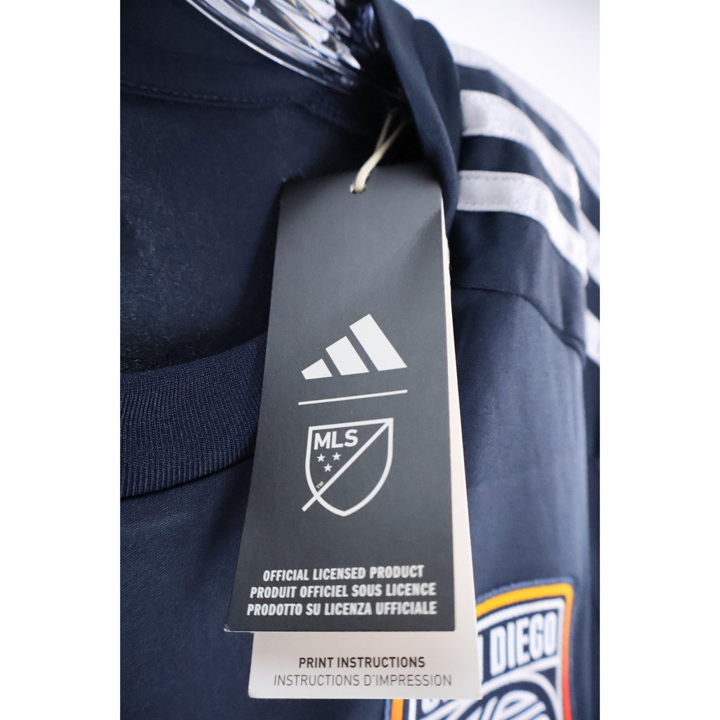 Adidas MLS San Diego FC #10 Dreyer 25 Youth XL Jersey Navy Blue NWT Read MLS4