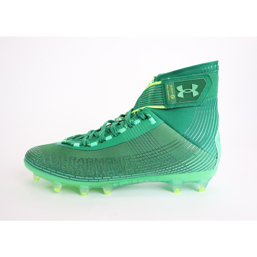 Under Armour Highlight MC Classic Green Football Cleat 3023716-301 Men's Sz 13