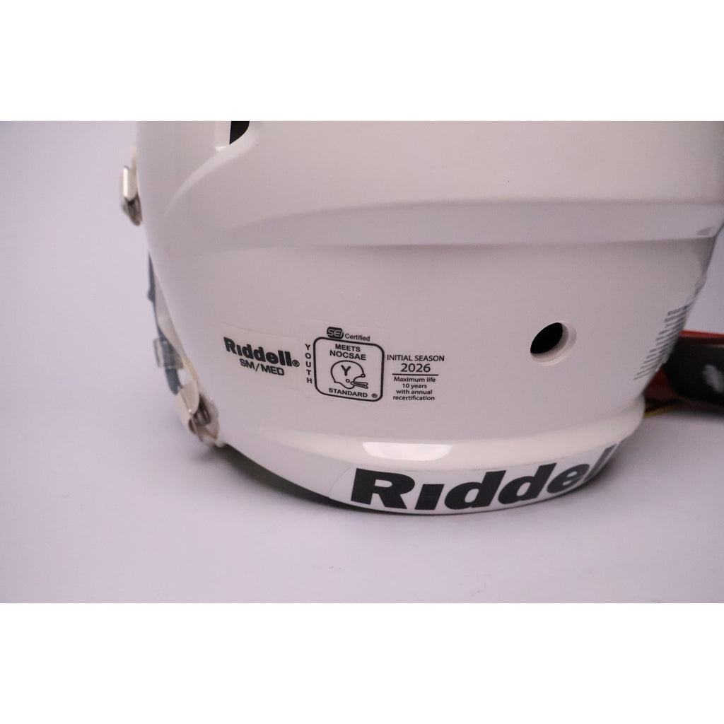 Riddell JET ND6 White Football Helmet Size Youth Small / Medium 2026 NEW