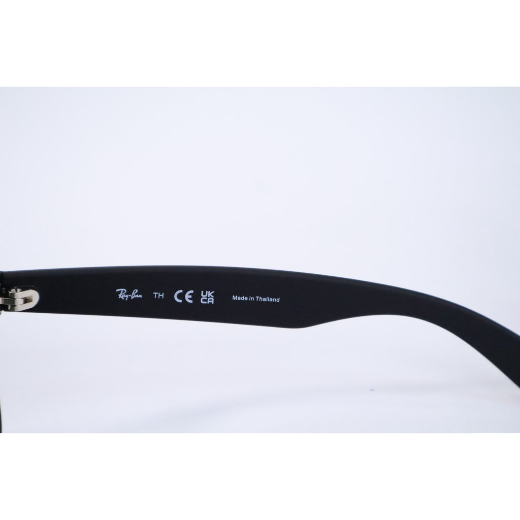 Ray-Ban Justin Color Mix Matte Rubber Black / Blue Mirror 54 mm Sunglasses