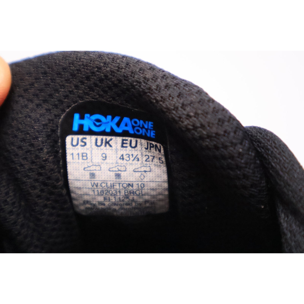 Hoka One One Clifton 10 Black Rose Gold Women's 11B 1162031 BRGL #224