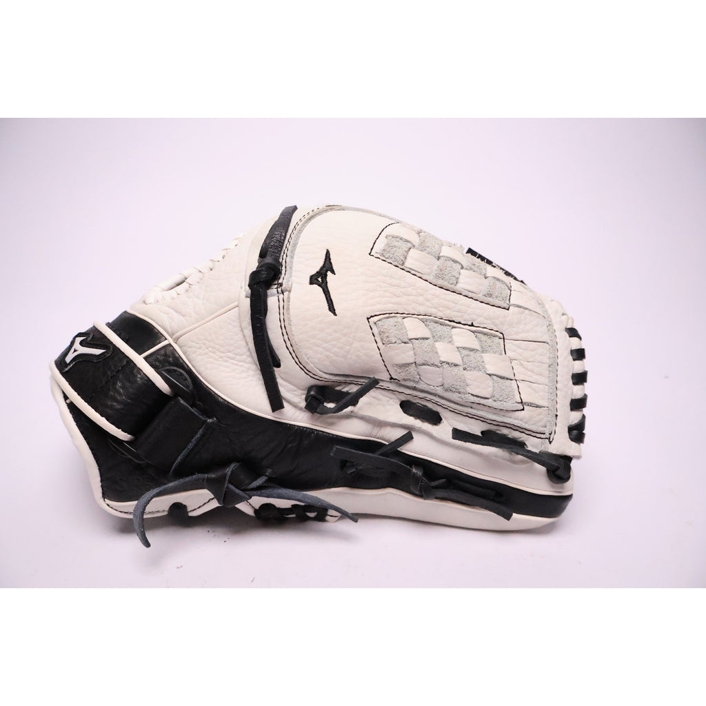Mizuno 12.5'' Supreme Series Fastpitch Glove - (1251F2WH) - Black/White - RHT