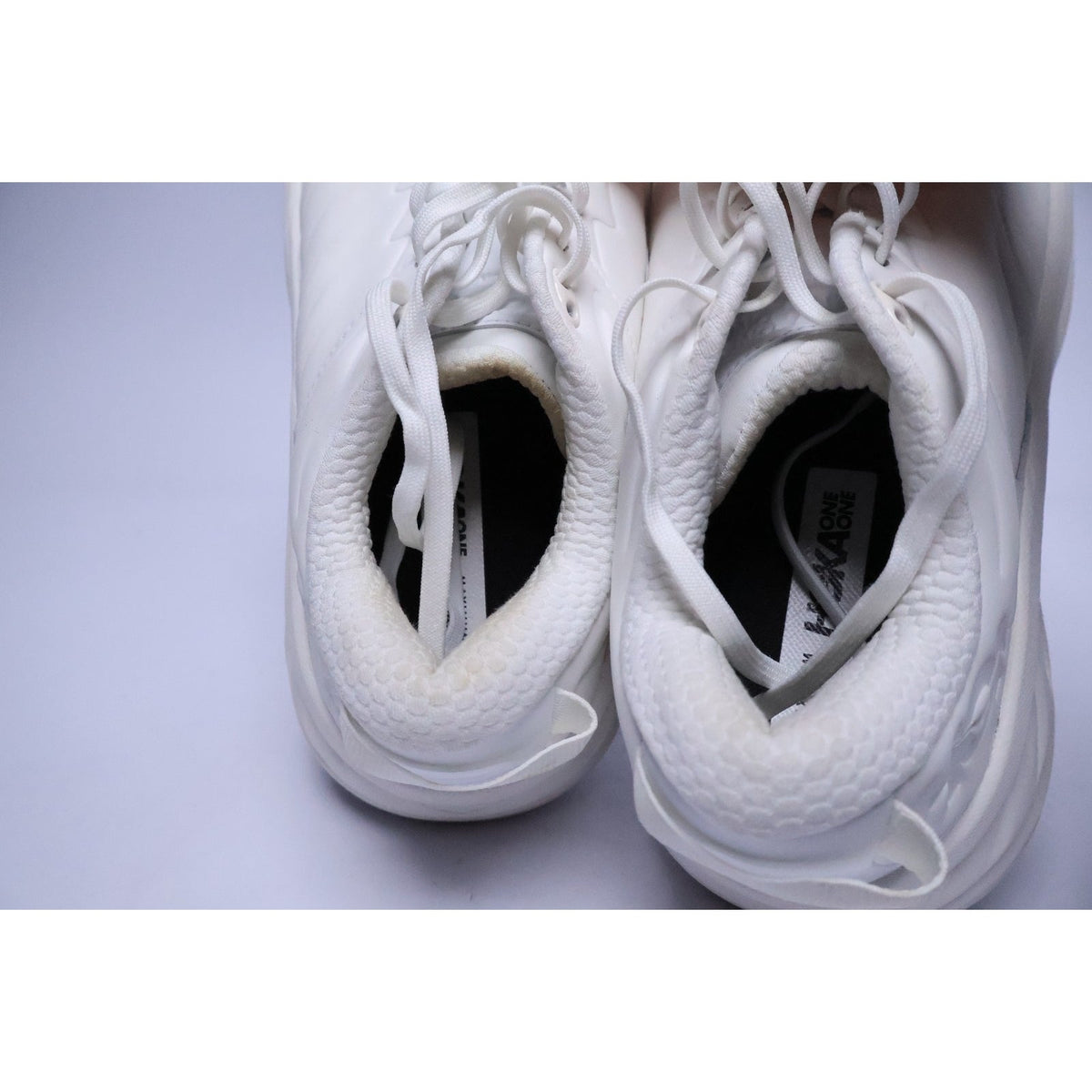 Hoka One One Bondi SR Wide Women's Size 10 D Triple White Excellent #295