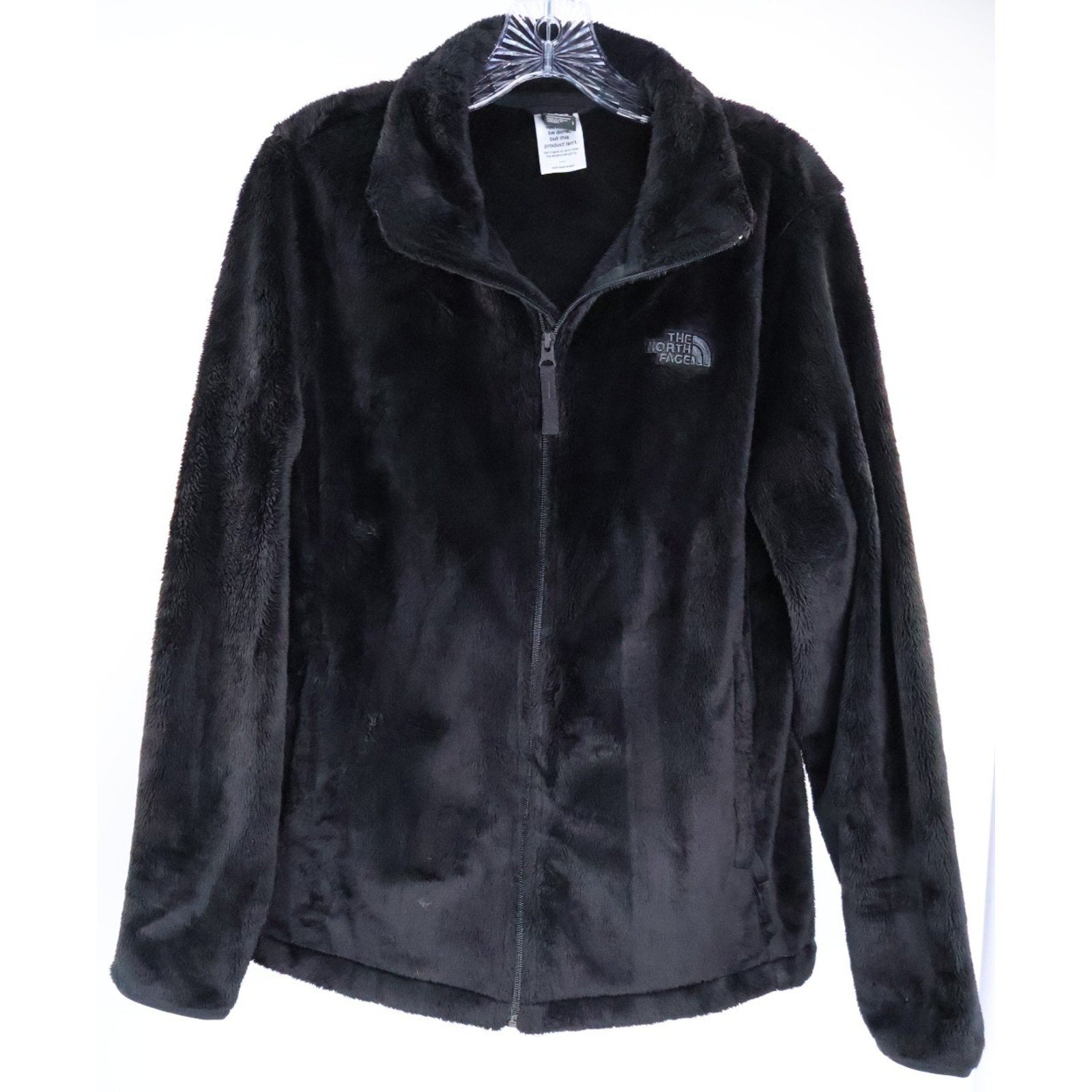 The North Face Jacket Osito Fuzzy Fleece Hiking Outdoor Logo Womens Size Large