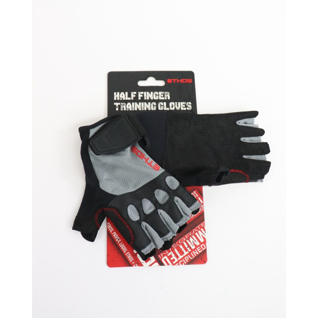 ETHOS Half Finger Training Gloves Size Medium NWT