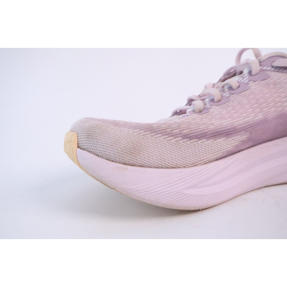 Hoka One One Mach 7 Running Shoes Lilac Cream/Tangerine Glow Women's 9B #88
