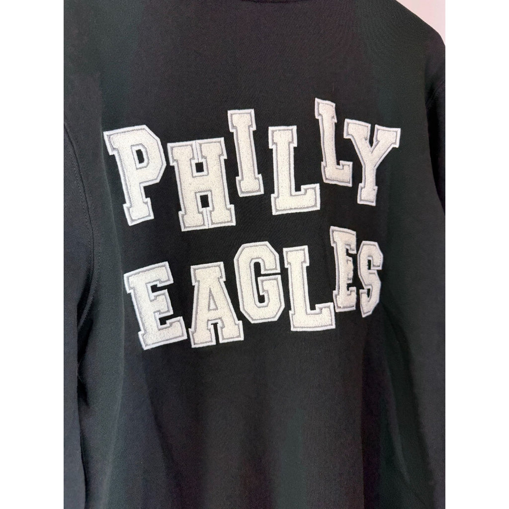 Stoney Clover Lane X '47 Philadelphia Eagles Black Track Jacket Size M $200