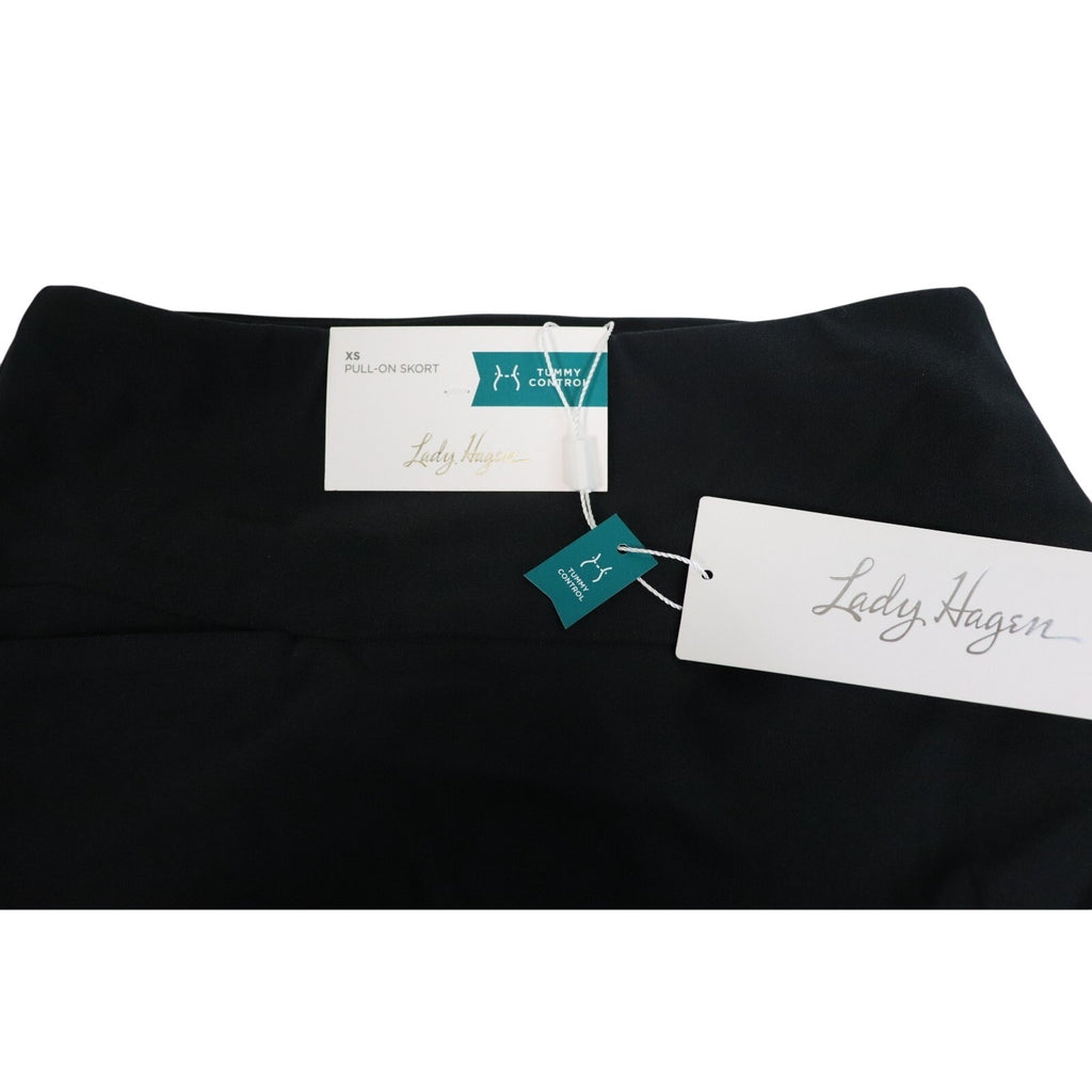 Lady Hagen Women's 17'' Tummy Control Golf Skort, XS, Black