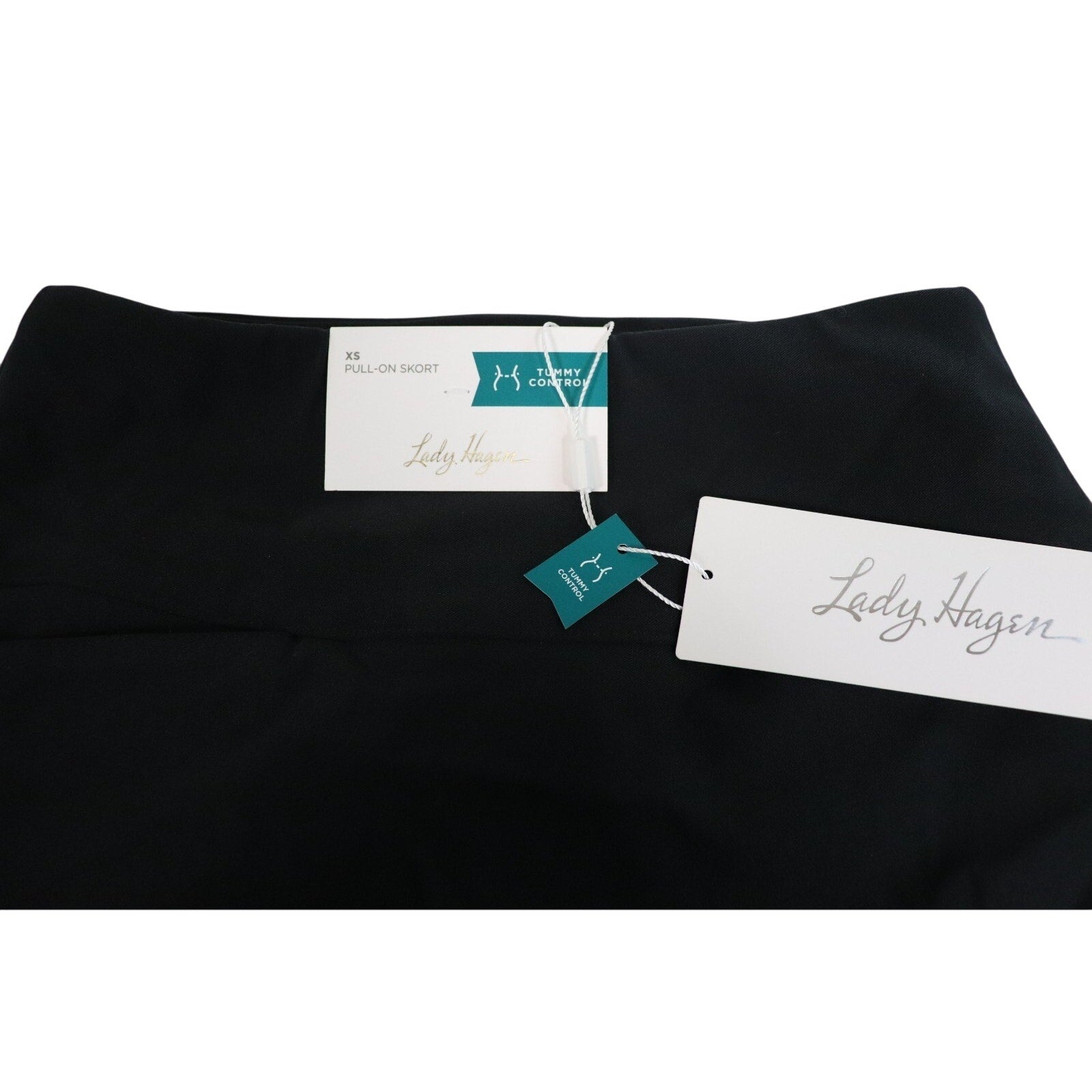 Lady Hagen Women's 17'' Tummy Control Golf Skort, XS, Black