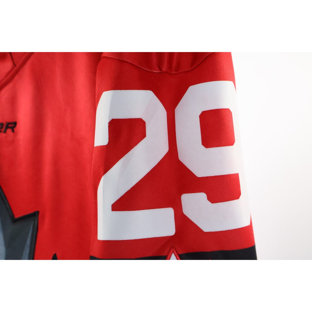 HOCKEY CANADA 2026 MILAN OLYMPICS Nathan MacKinnon BAUER JERSEY SIZE L NWT Read