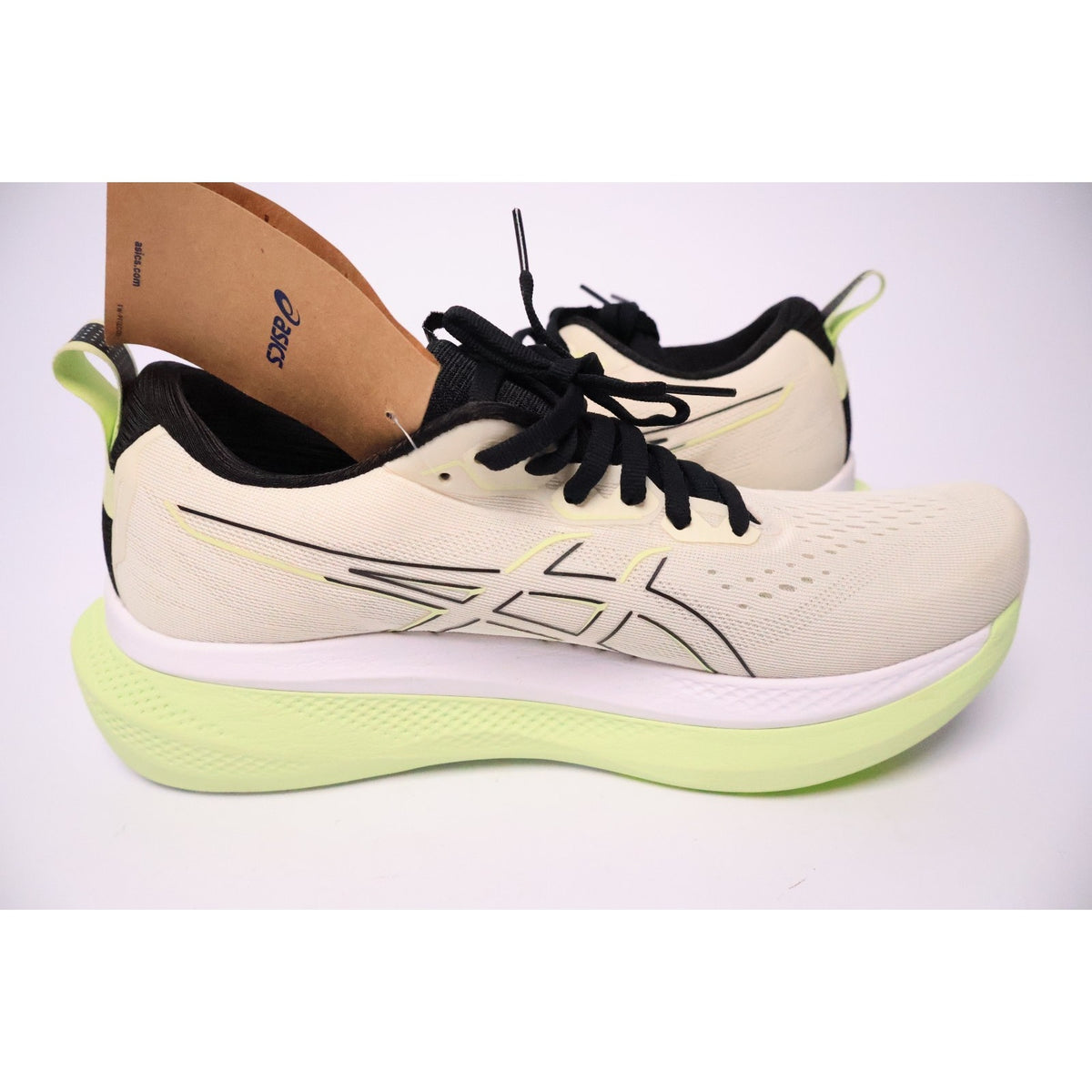 Asics Glideride Max Birch/Black Men's Size 8 Running Shoes Sneaker New Read #199