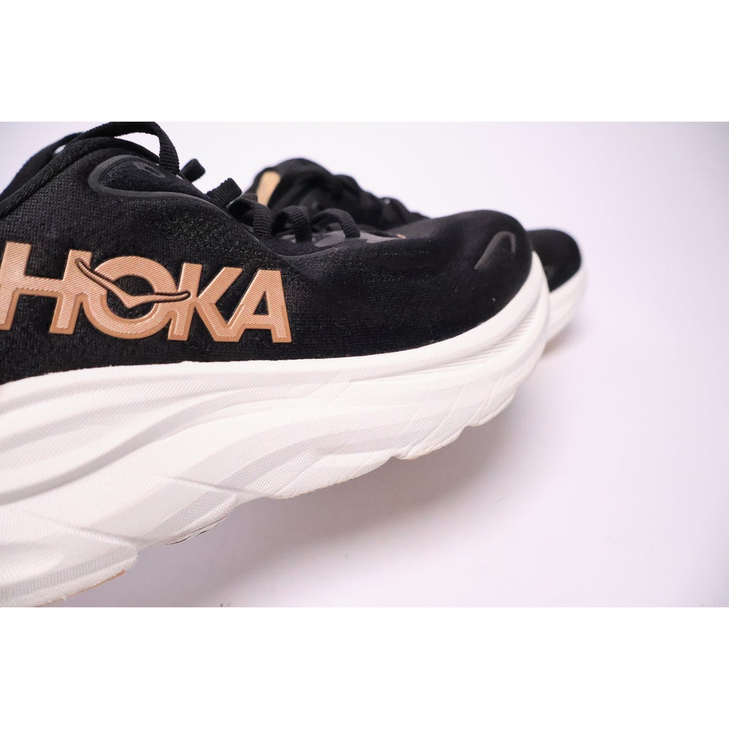 Hoka One One Clifton 10 Black Rose Gold Women's 6.5B 1162031 BRGL Excellent #195