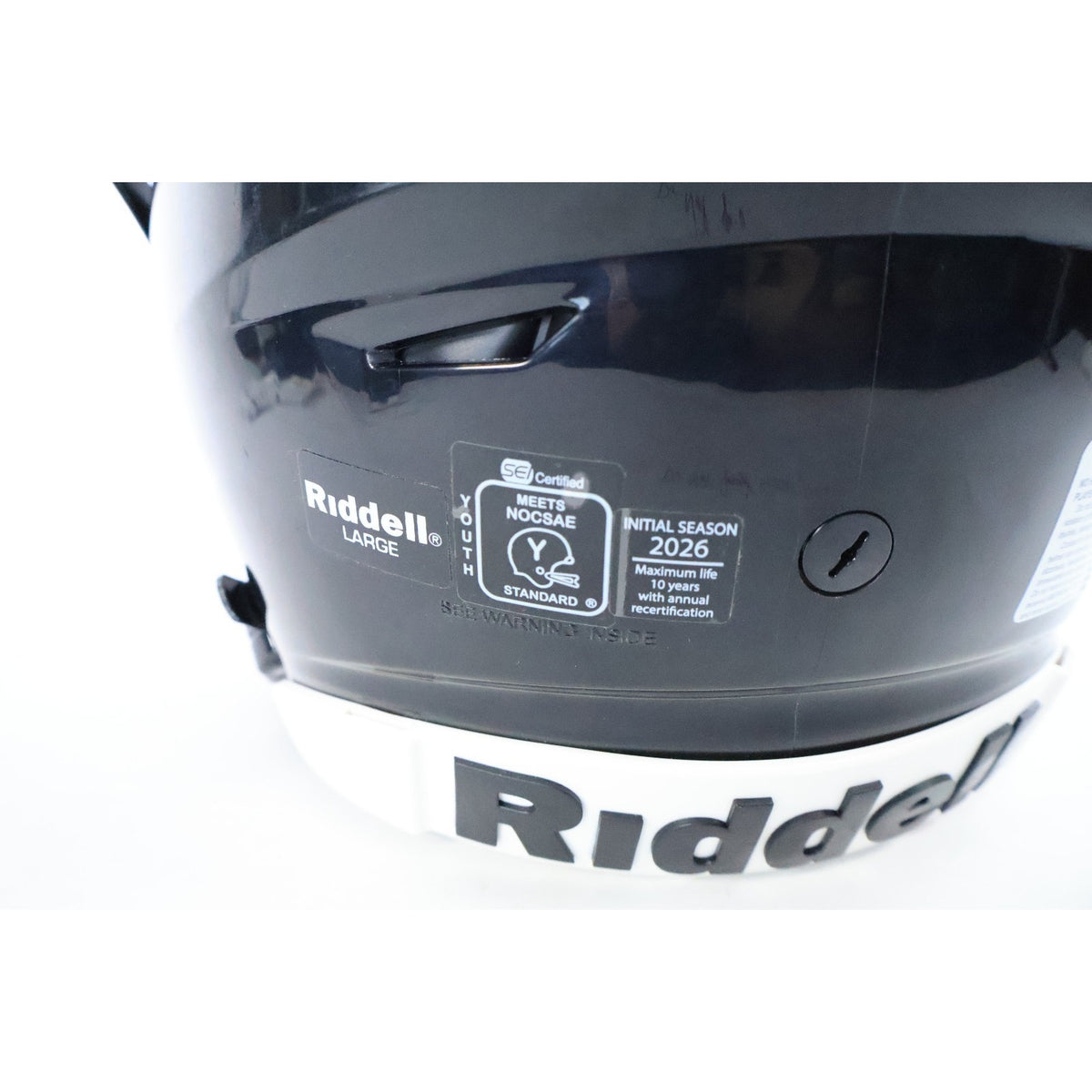 Riddell SpeedFlex ND6 Black Youth Football Helmet Size Youth L 2026 Read #69