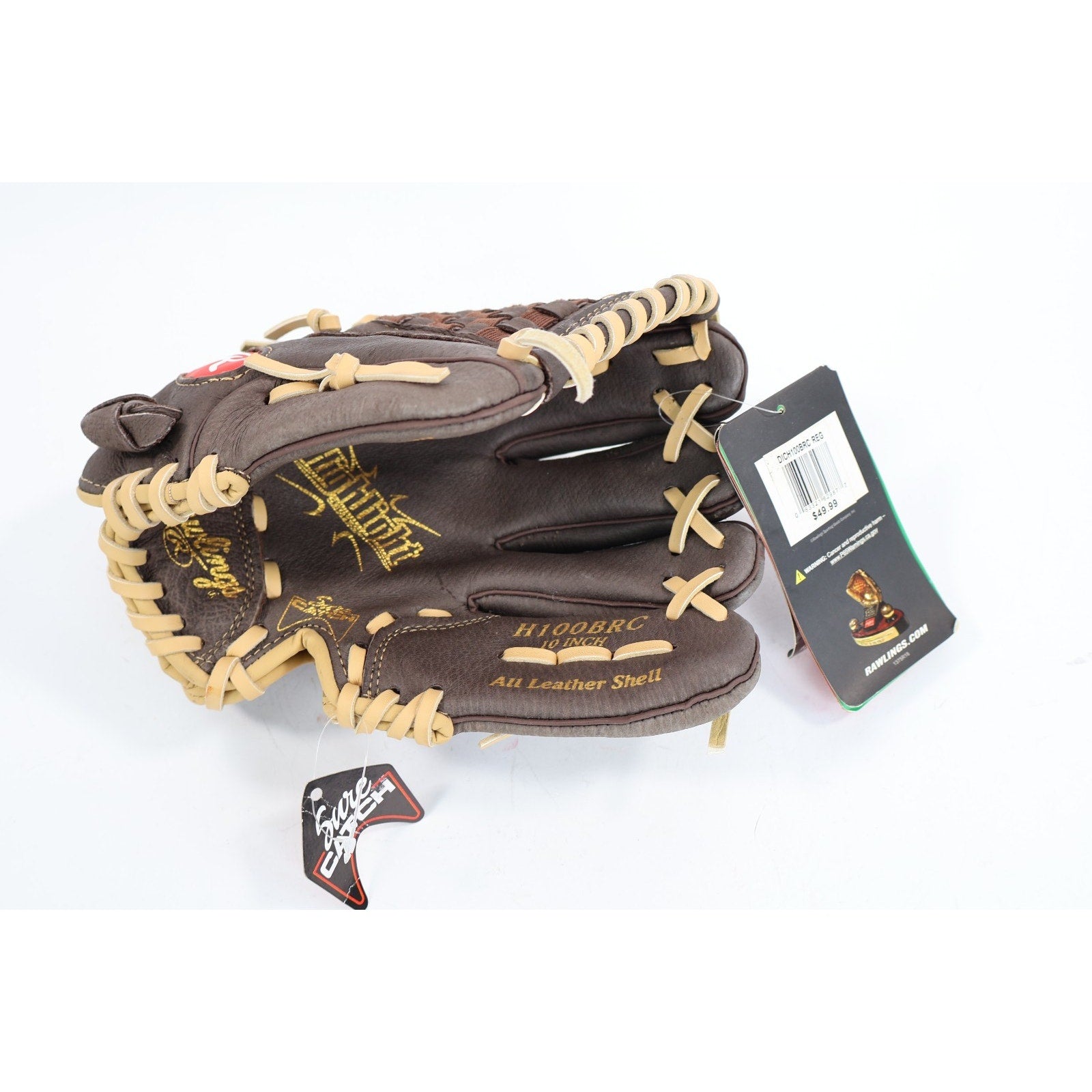 Rawlings Highlights Series Baseball Glove RHT 10.5in H105IBR Leather Youth NEW