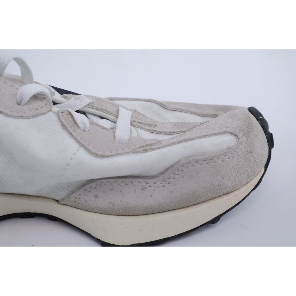 New Balance 327 Boys Size 3.5 Sea Salt White Black Running Shoes NEW Read #19