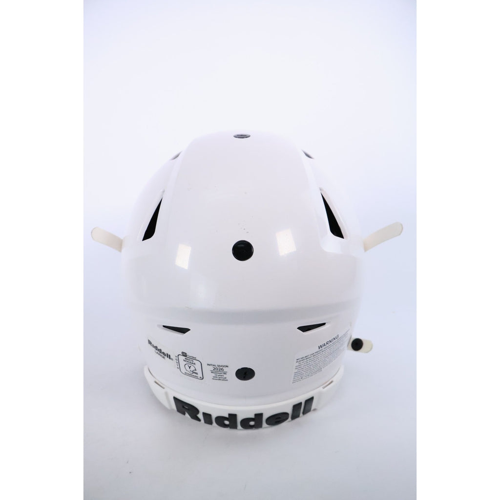 Riddell SpeedFlex ND6 White Youth Football Helmet Size Youth Large 2026 Read #65
