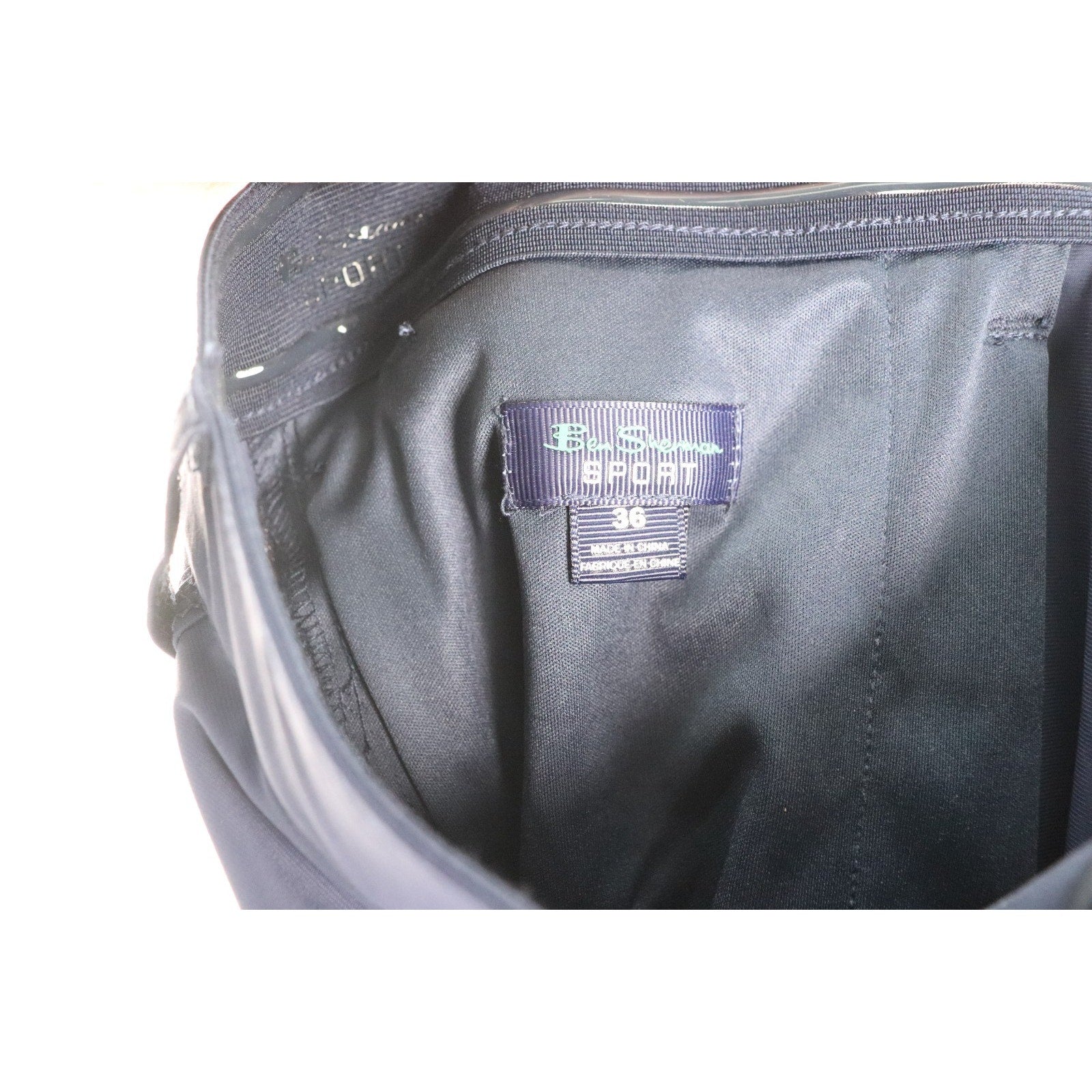 Ben Sherman Sport 4-way Stretch Joggers Navy Performance Golf Pants Mens 36